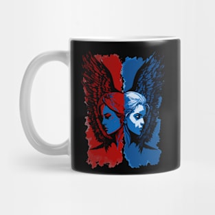 Winged Skeleton Occult Dark Satanic Witchcraft Emo Goth Mug